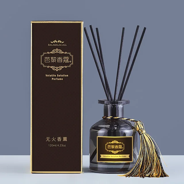 
air fresher oil aroma reed diffuser with natural sticks High-grade Flower Decor Home Decorative Aromatherapy 