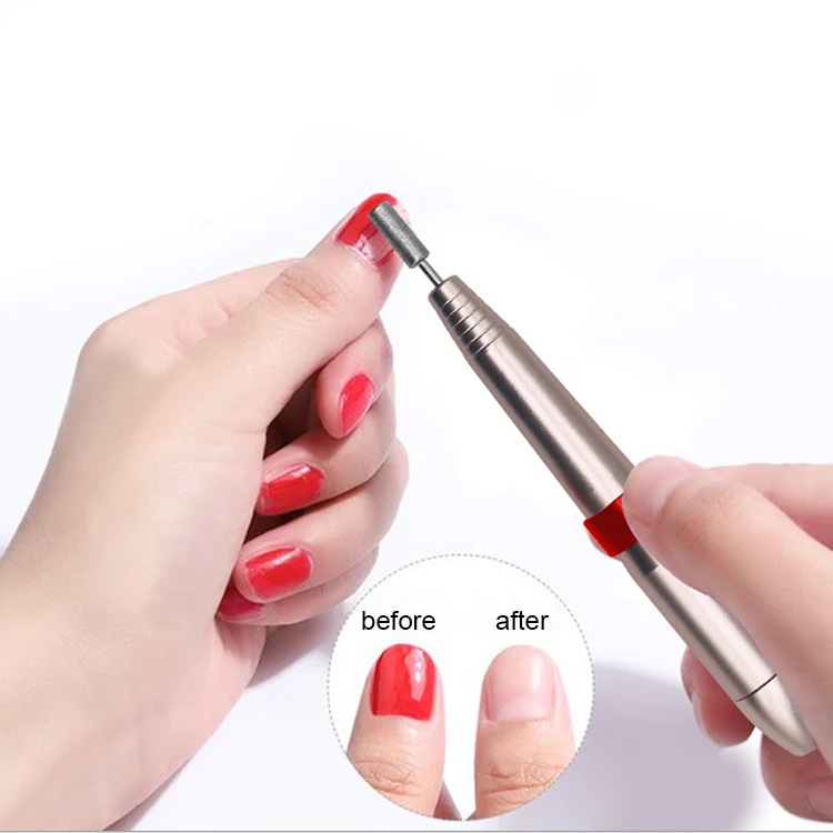 

portable electric power pink wireless usb 20000rpm e file mini nail drill, Multi color