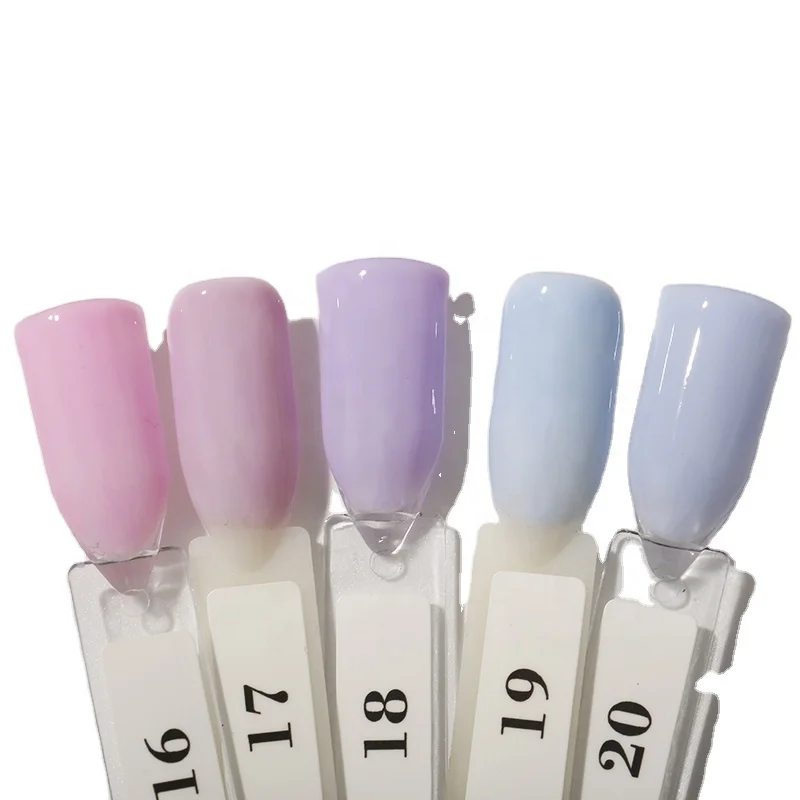

2019 new product CX beauty nude rubber base gel candy color uv gel, According to color chart