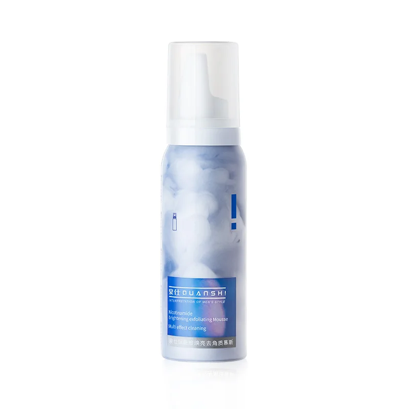 

Private Label Best Product Anti Acne Nicotinamide Whitening Face Wash With Removal Mouse, Blue