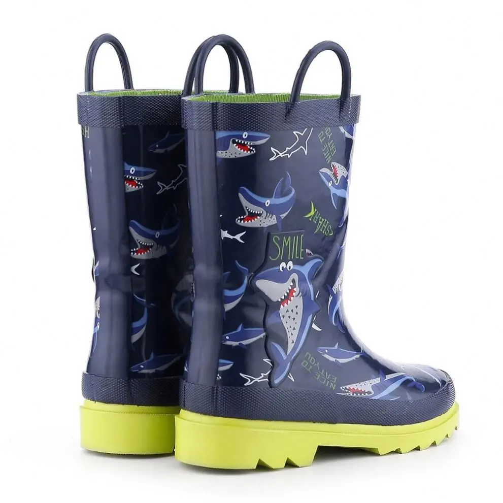 

OEM Approved Easy-on handle Rubber Kids Toddler Gumboots