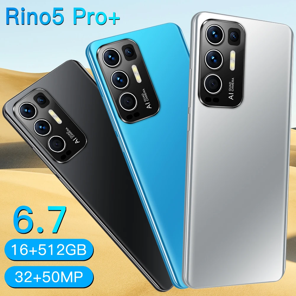 

Drop shipping Rino 5 Pro+ smart mobile phone telephone Smartphone cellphone Customized Available cellular Rino 5 Pro+ Phones