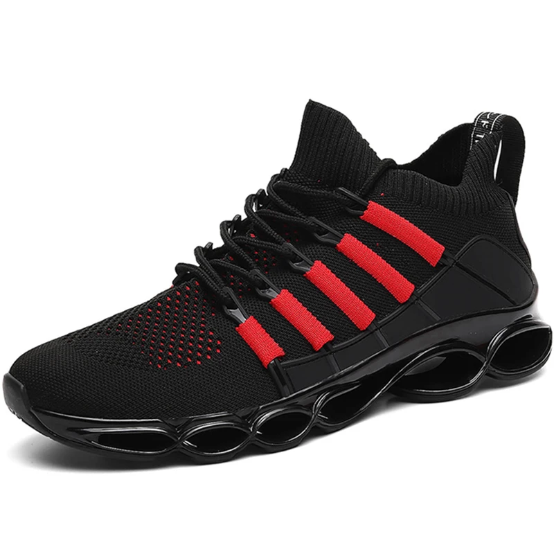 

Flying Weave Super Light Men's Running Outdoor Sport Shoes Men Cushioning Non-slip Mesh Walking Shoes Men Sneakers Shoes