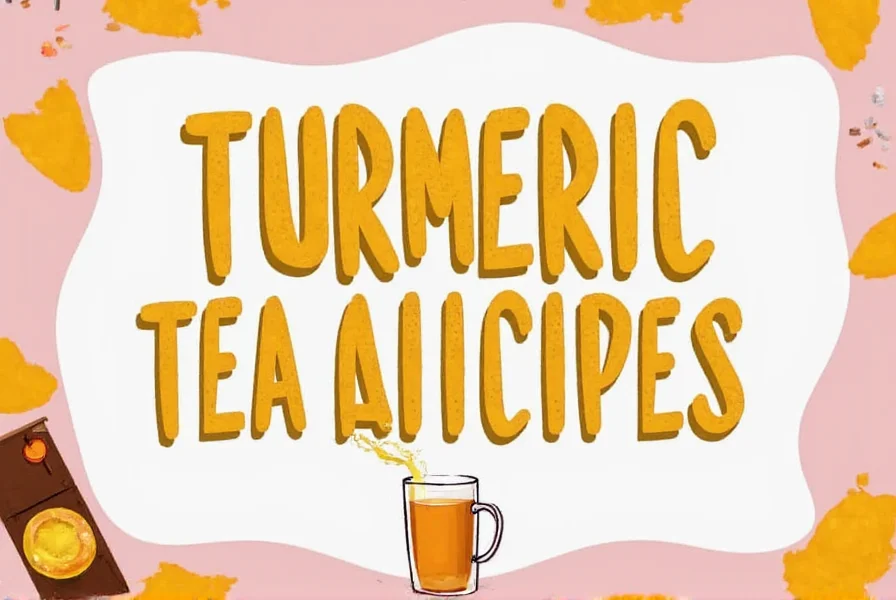 Turmeric root, ginger, and spices arranged for tea preparation