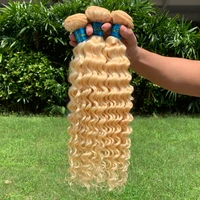 

Free Shipping Now 613 Blonde Deep Wave Hair,613 Virgin Hair Deep Wave Bundle,Human 30 Inch Cambodian Blonde Hair,