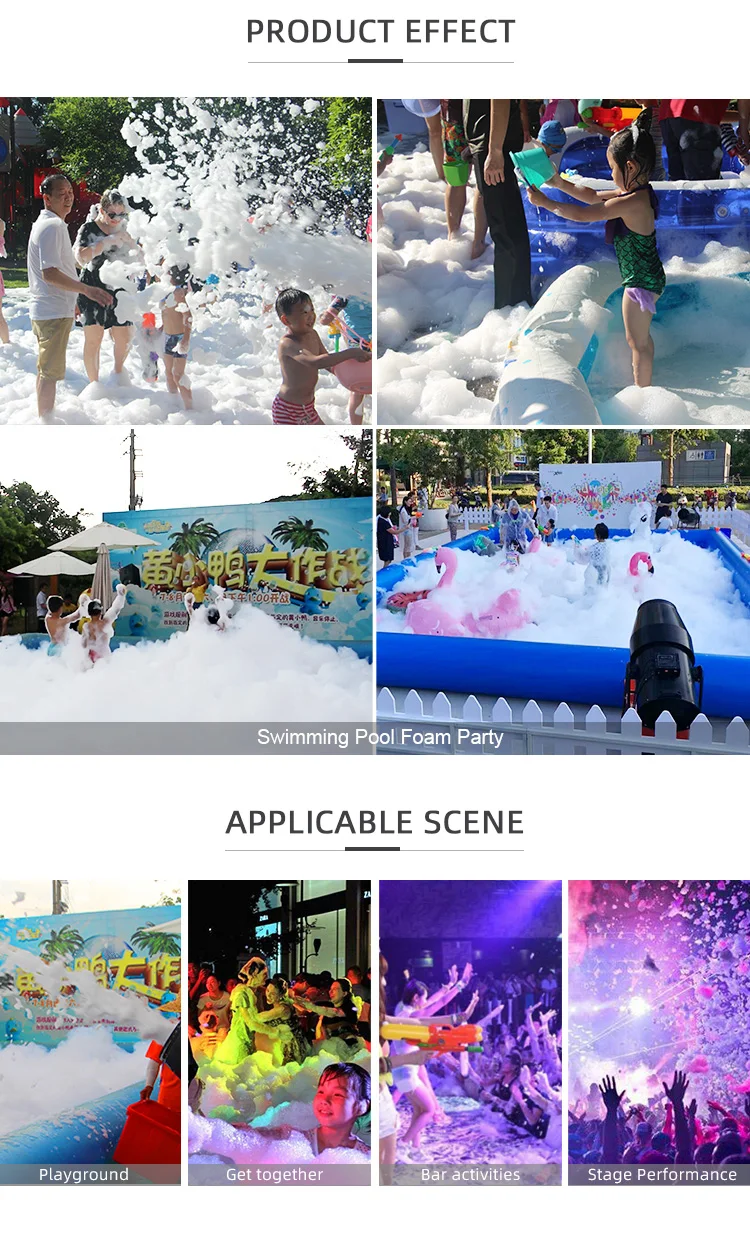 Entertainment Pool Foam Machine Party Perfect For Indoor Outdoor 180