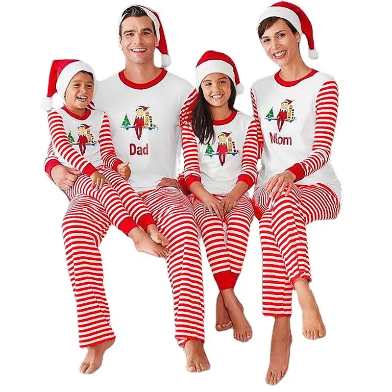 

Adult Kids Sleepwear Matching Family Pajamas Clothes Sets Couple Christmas Pajamas, Picture shows