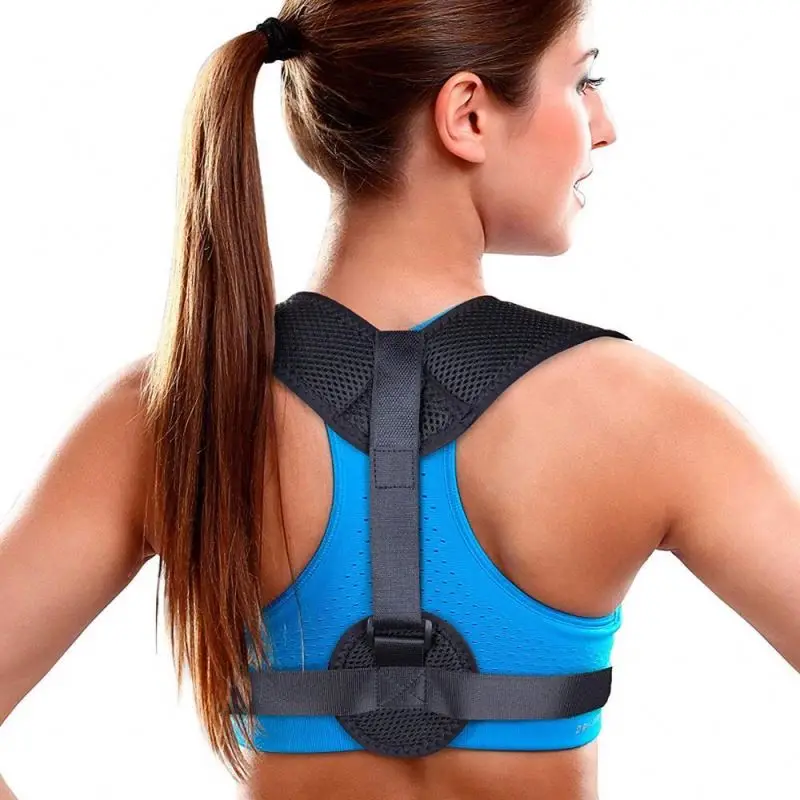 

Posture Corrector for Women Men Adjustable Back Posture Corrector Clavicle Support Brace Upper Back Brace Posture Corrector, Black