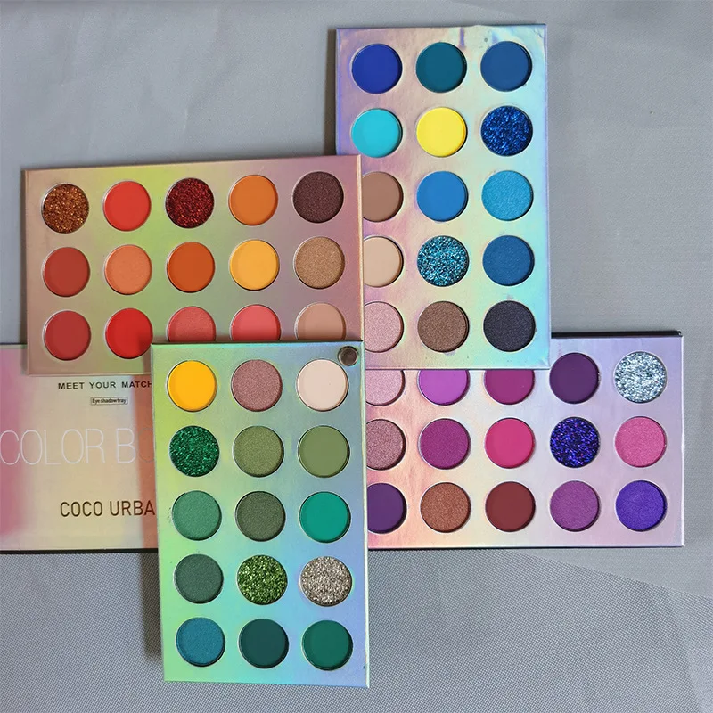 

60-color matte four-layer eye shadow plate color board eyeshadow