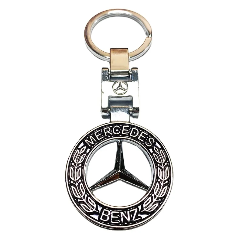 Car Decoration With Car Logo Keychain Fashion Simple Pendant Suitable