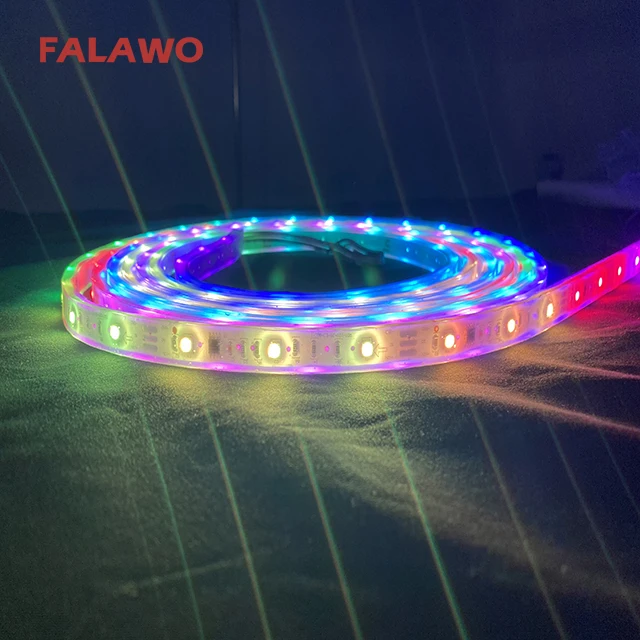 Falawo ip68 led strip light 5050 rgb with 60leds/m