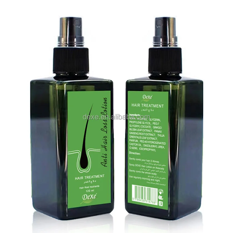 

Dexe OEM manufacturer Spray For Anti- hair loss lotion prevention High Demand hair growth product, Brown