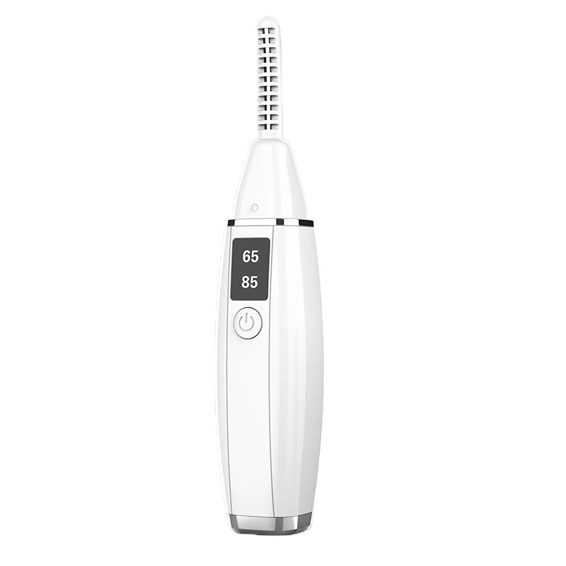 

Wholesale Good Quality Mini Rechargeable Beauty Tools Electric Heated Eyelash Curler, White