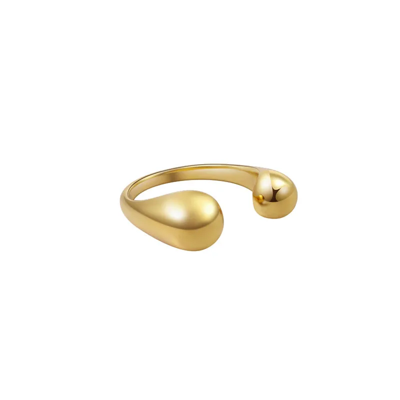 

Geometric Roman index finger ring men's and women's gold stainless steel ring 2021