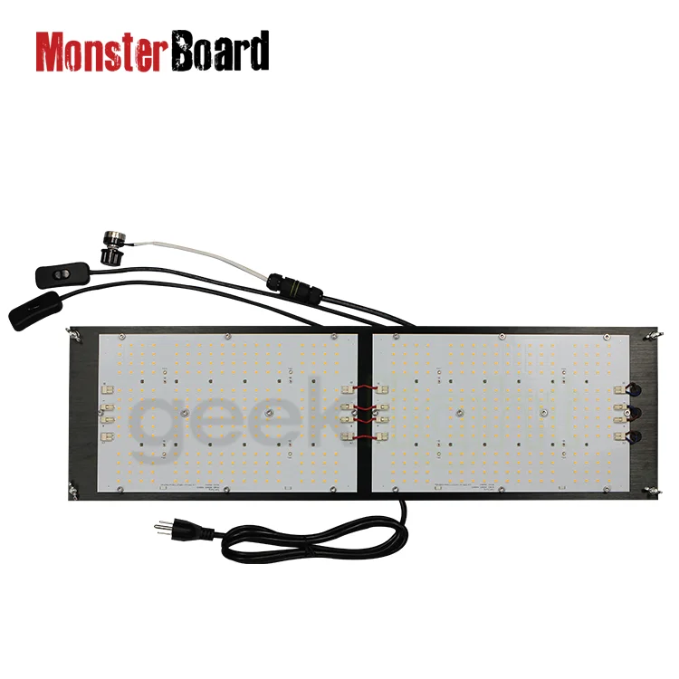 Geeklight 120watt qb led lm301h uv ir monster board v4 60x60 tent grow light