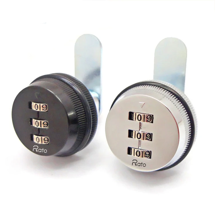 

30mm Round Shape Security Resettable Keyless 30mm Metal Mailbox 3 Digital Combination Cam Lock