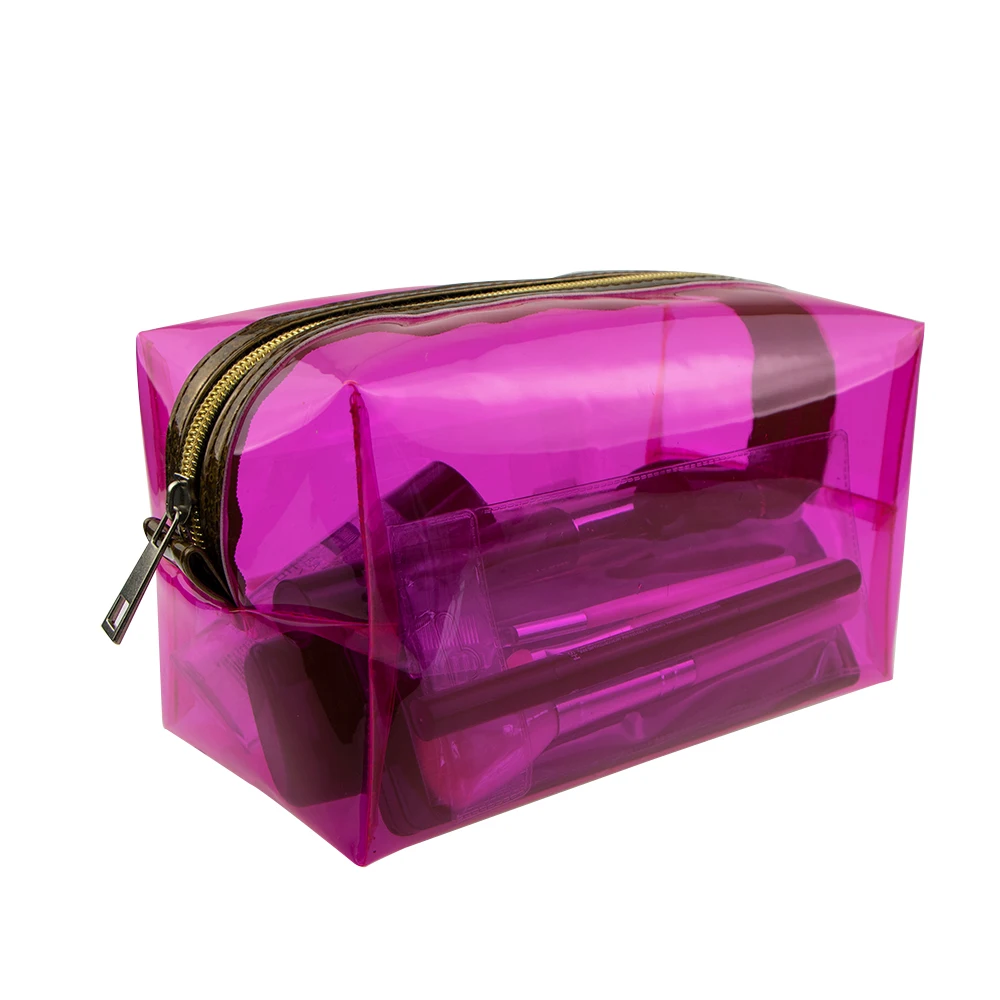 

Stock available vanity case waterproof clear cosmetic bags for women