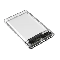 

Transparent Plastic SATA to USB 3.0 2.5inch Hard Disk Enclosure HDD/SSD Adapter Case External Hard Drive Enclosure