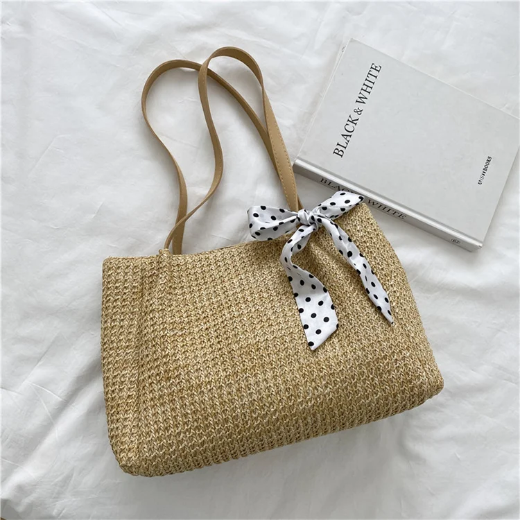 

2021 New product handmade natural rattan beach bag ladies round bag women straw shoulder bags girls bamboo handbag, Customized color