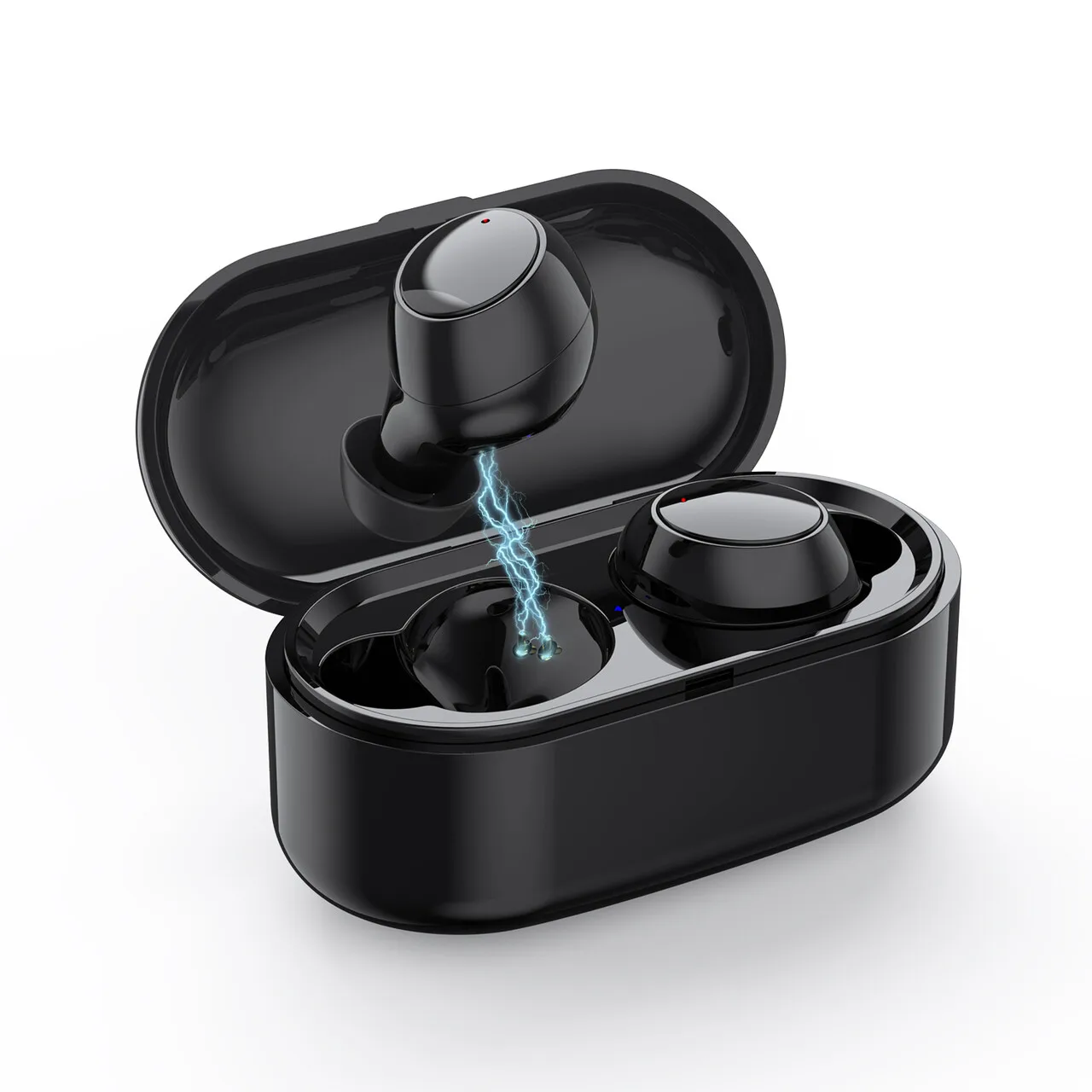

amazon TWS 5.0 wireless earbuds earphones waterproof sport headphone with charger box