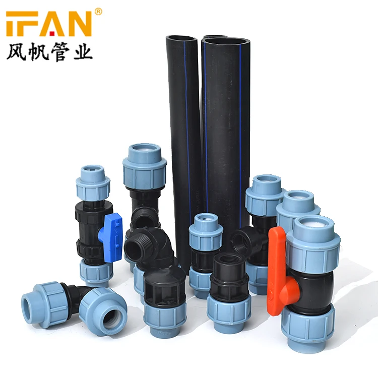 مصنع Ifan أنبوب بلاستيكي للتركيب Hdpe Pe الزراعة من Pe لنظام ري المزارع
