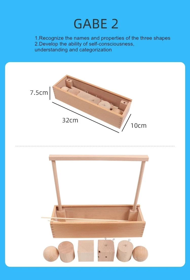 Wooden Puzzle Educational Toys Montessori Materials 15 in 1games Color Box SL Froebel Toys 100% Inspection before Packing CN;GUA