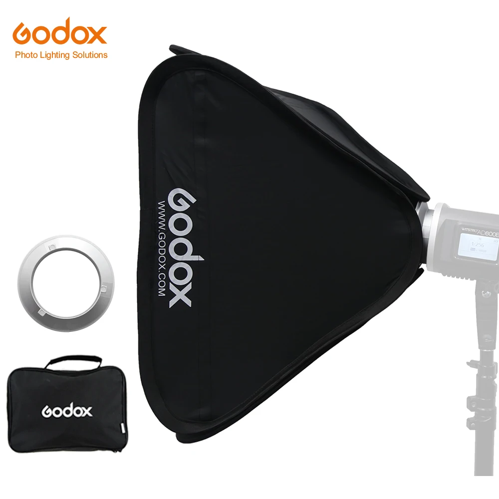

inlighttech Godox 80 x 80cm 31.5"x 31.5" Folding Portable Bowens Mount Softbox Studio Strobe Flash Photo Reflective Softbox Diff, Other