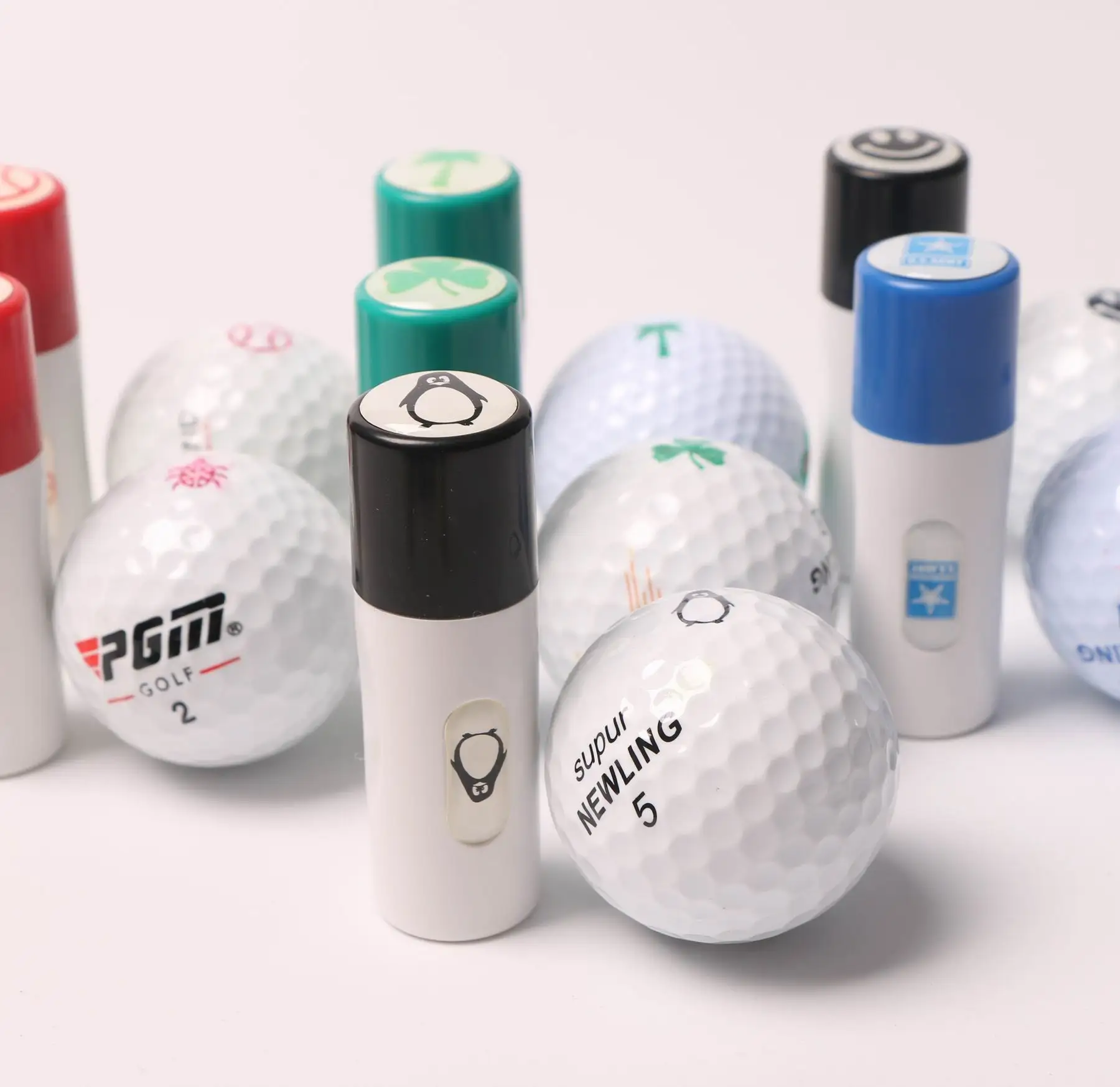 

Personalized Plastic Factory Price Golf Ball Stamps to mark your balls