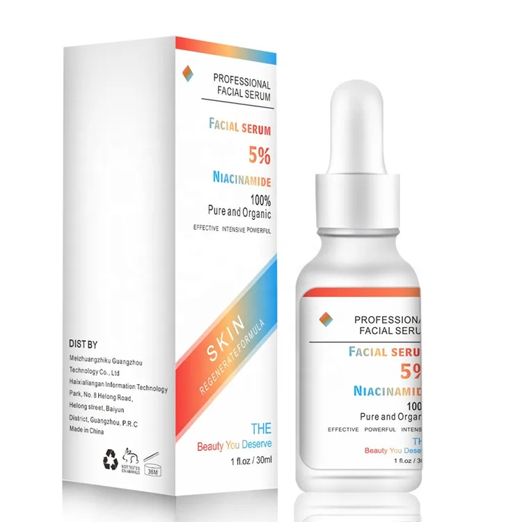 

2020 OEM Wholesale Private Label Anti Wrinkle Niacinamide Serum Whitening Face Serum for Skin Care, Colorless