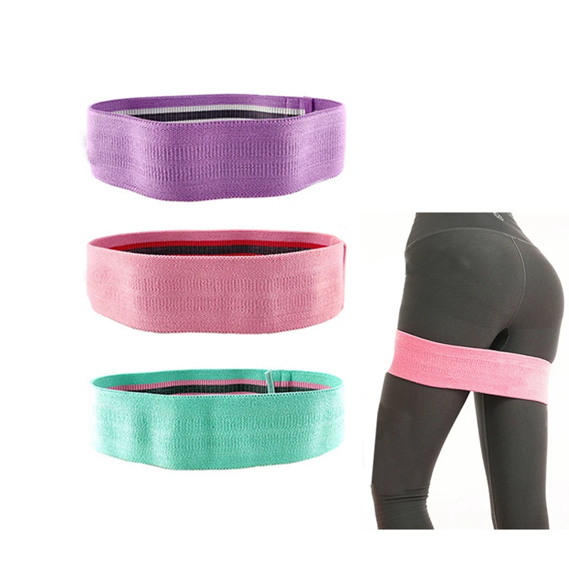 

Latex Yoga Resistance Band Strength Training Fitness Equipment Pilates Hip Circle Leg Stretch Exercise Tension Elastic bands, Purple grey red black green