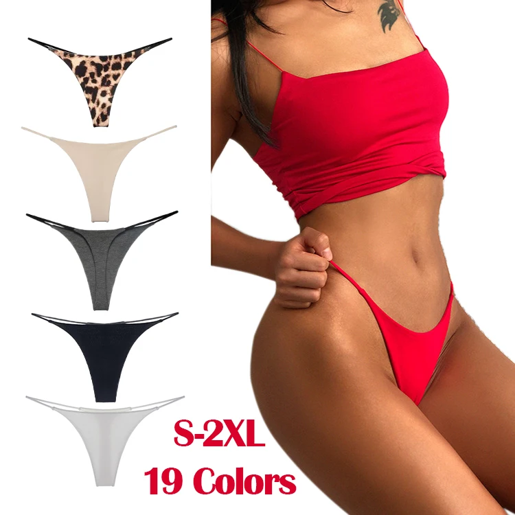 

2022 wholesale summer sexy underwear ladies cotton panties lingerie women see through seamless women's panties thong
