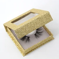 

Packing box for eyelash blank 3D mink eyelashes package Multicolor Square magnetic box 25mm Eyelashes DIY Shining packing box