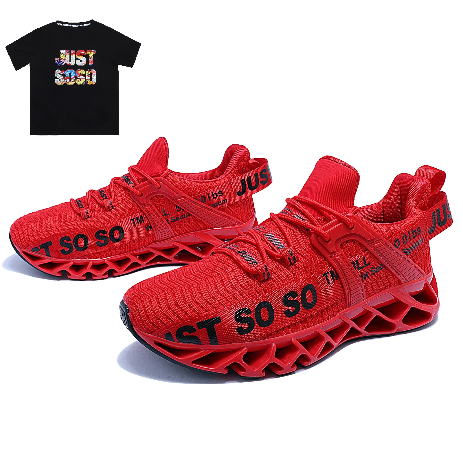 

JUST SO SO Men and Women Running Shoes  Breathable Walking Style Shoes 23 Colors Casual Blade-Type Sneakers