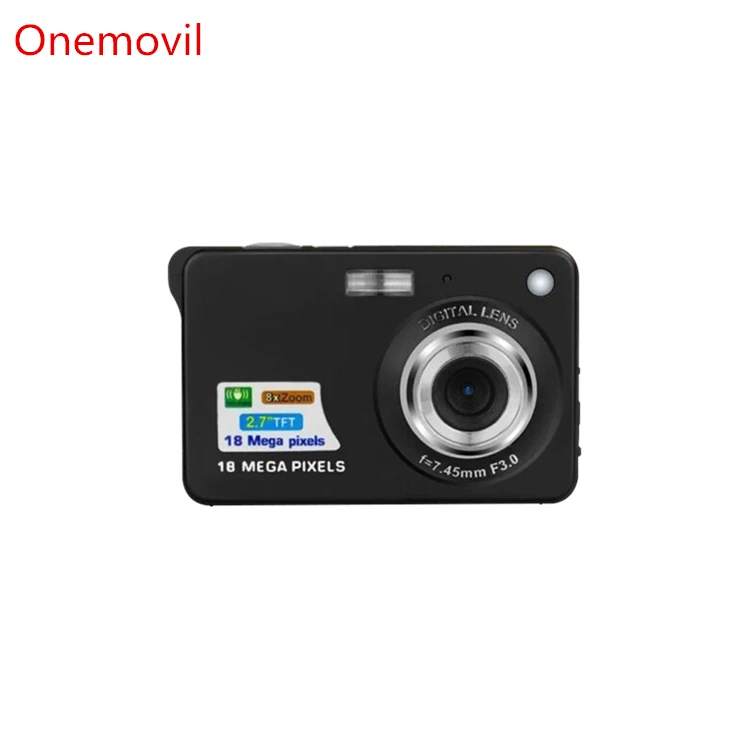 

Fast Shipping 18 Megapix 8X Zoom 2.7 inch D Digital Camera Card-type Automatic Children Cameras