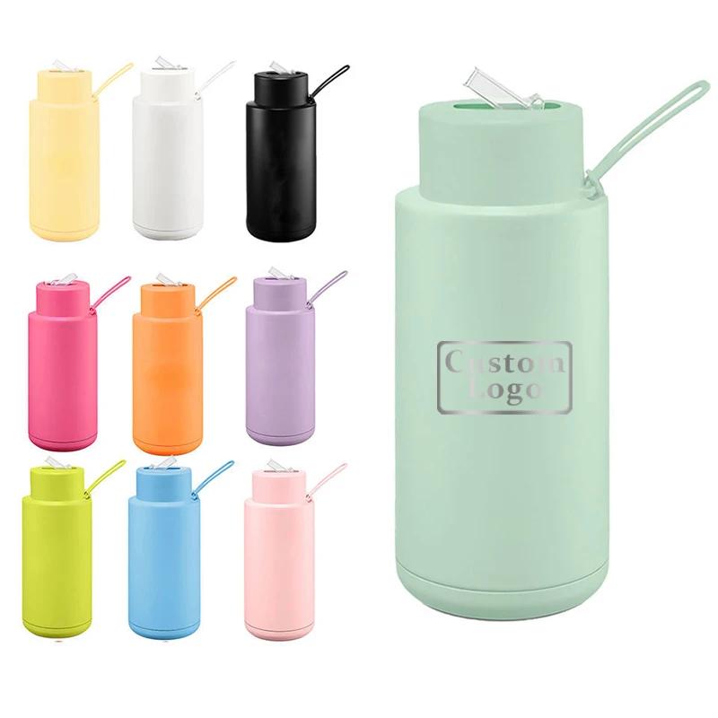 

Frank Green Water Bottle 1L Aquaflask Insulated Stainless Steel Bottle Water Reusable Termos Thermal Customized Vacuum Flasks