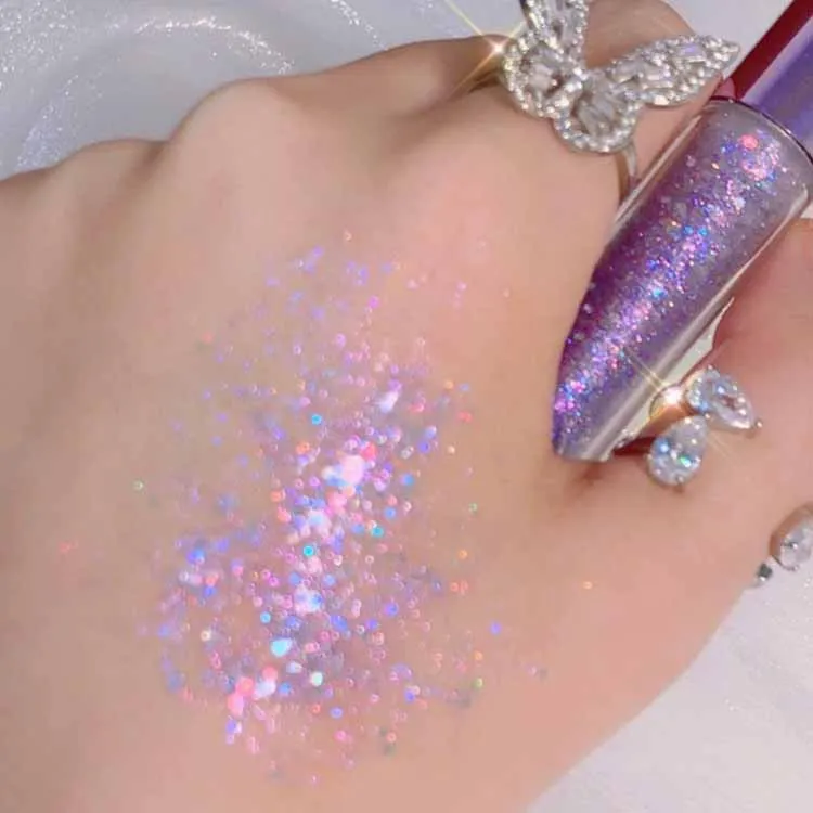 

High Quality Waterproof long lasting shimmer glitter liquid eyeshadow