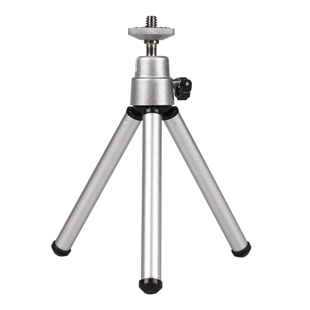 

Kaliou A027 Aluminum Adjustable Extendable Portable Light Tripod, Black,silver