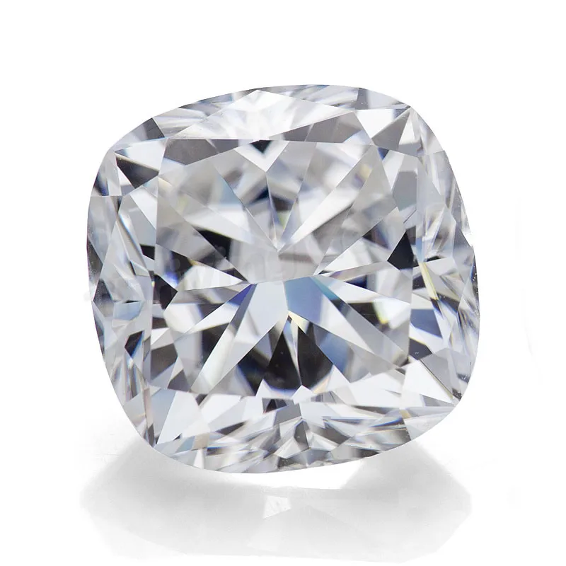 

Thriving Gems White DEF VVS Moissanite Cushion Cut Moissanite Diamond