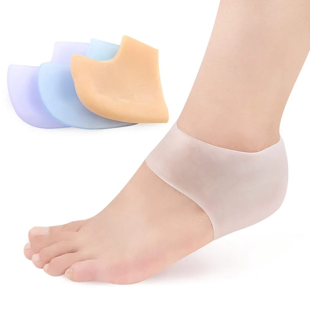 

Gel Socks for Cracked Heels - Moisturizing Heel Socks to Treat Dry Feet Fast, Pain Relief for Rough Skin