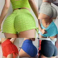 

USA Warehouse Sexy Women Slim Fit Candy Color Short Yoga Pants