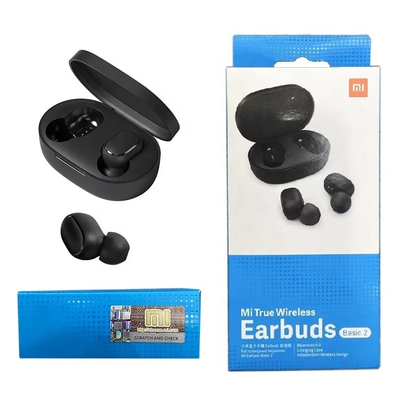 

Redmi Airdots Earphone Headphones Earbuds Basic 2 Auricular Inalambrico Tws Ear Phone Hand Free Casque Cuffie Wireless Move Free