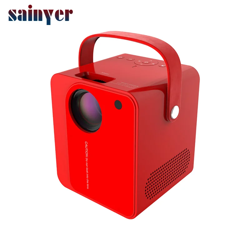 

Sainyer CP350 Factory price Mini projector 1080P Home Theater outdoor Projector 4K Smart Mobile Android HD Projector