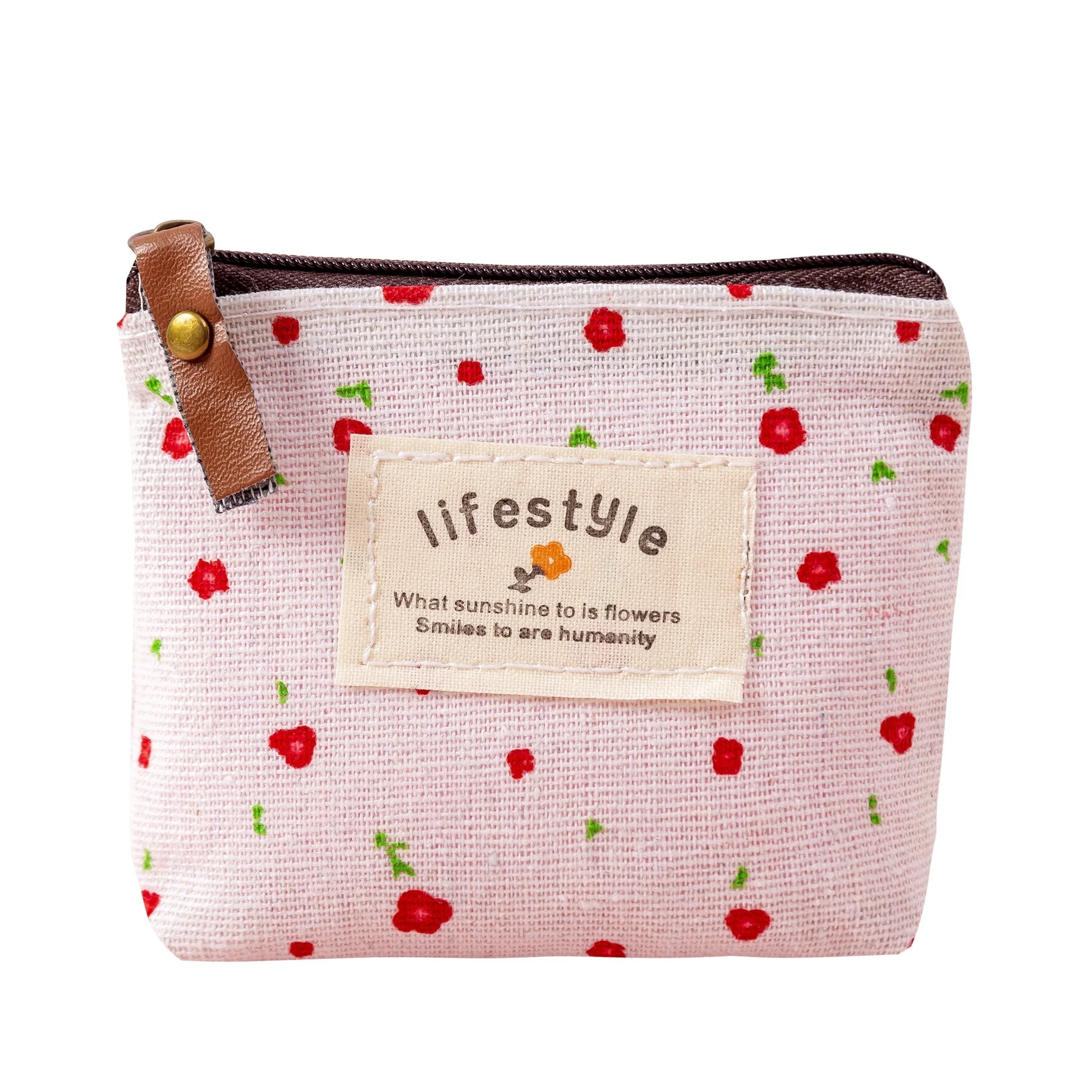 

Hot Sale Canvas Wallet for Coins Purse Small Children Gift Bag Girls Key Holder