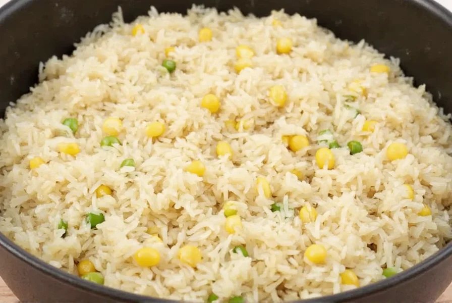 Step-by-step preparation of coconut ginger rice showing rice, coconut milk, and fresh ginger