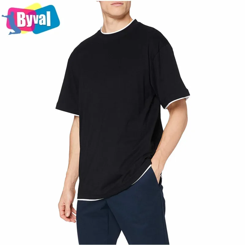 

Wholesale Short Sleeve Half Sleeve Men's T-shirts Byval fashion Custom Logo Jersey wholesale O-neck Men's T shirt