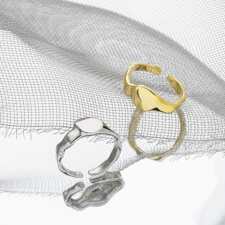 

VIANRLA 925 sterling silver minimalist silver ring woman