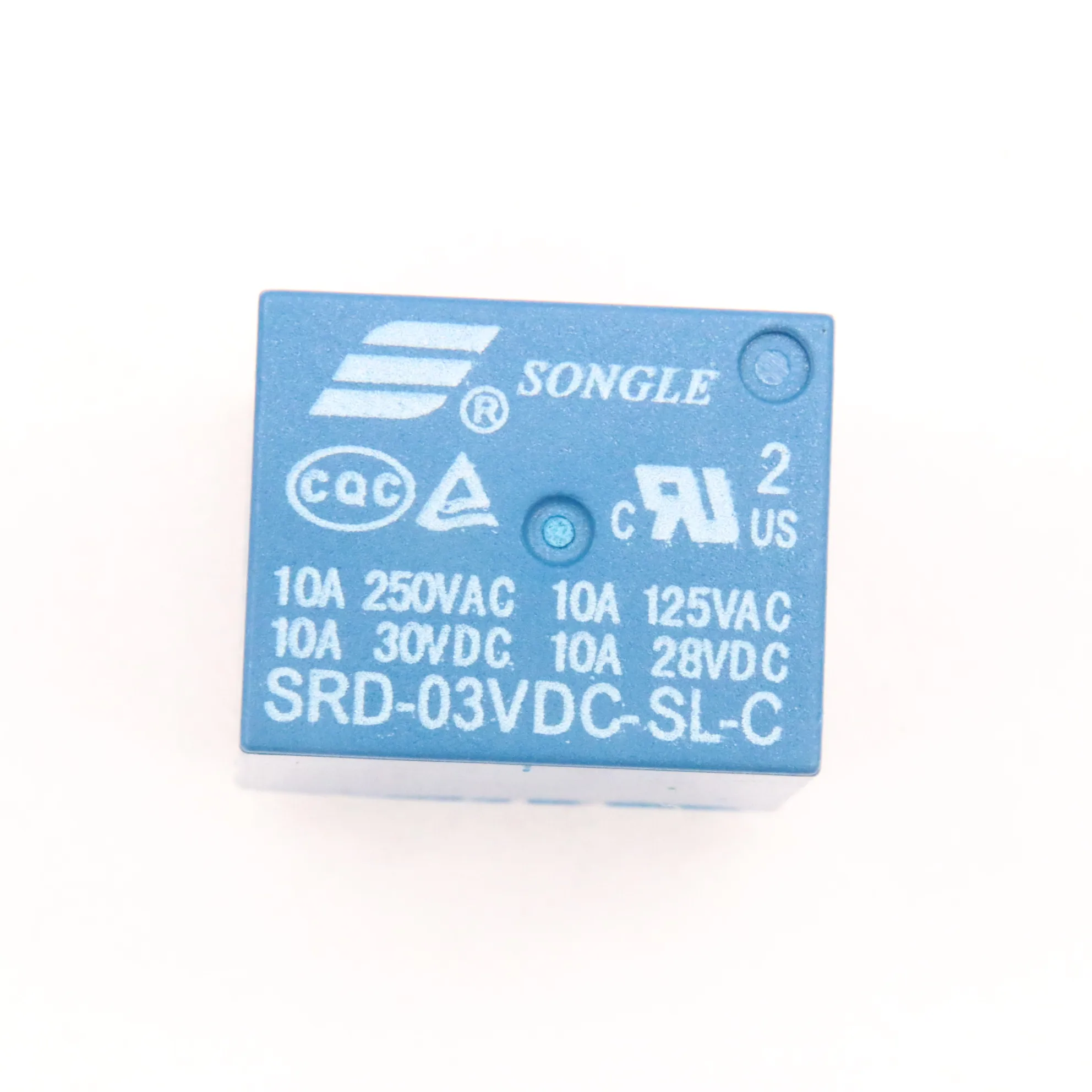 Mini 3 V DC 10 A courant élevé SONGLE relais de puissance 5PIN SRD-3VDC-SL-C Carte de circuit imprimé type Set Mini 3 V DC 10 A courant élevé SONGLE relais de puissance 5PIN SRD-3VDC-SL-C Carte de circuit imprimé type Set