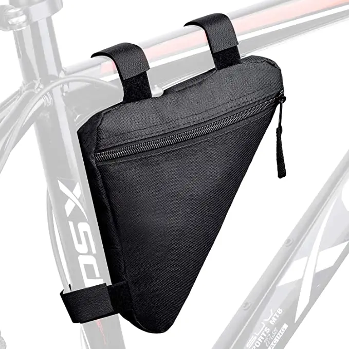 

Bike Triangle Frame Bag Bicycle Cycling Storage Triangle Top Tube Front Pouch Saddle Bag for Road and Mountain Bikes