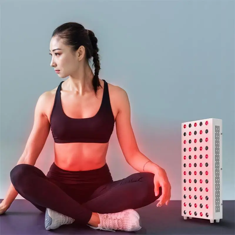 

Red Light Therapy 300 watt Dual-Chip LED 660 & 850nm Red & Near Infrared NIR Light Therapy Device, Whtie