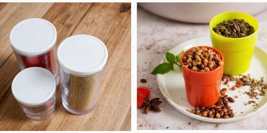 Wall-mounted spice rack